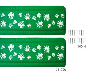 Bumper Pad Green (2 pcs)