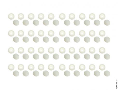 Bolt Cap Set (40 pieces) - White