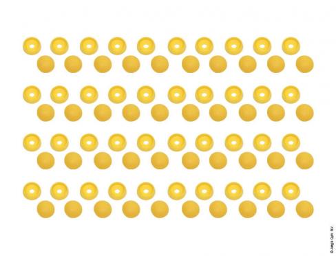 Bolt Cap Set (40 pieces) - Yellow